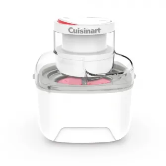 Aparat de inghetata Cuisinart ICEM10E, Solo Scoops, putere 8 W, fara PFAS, capacitate 475 ml, alb
