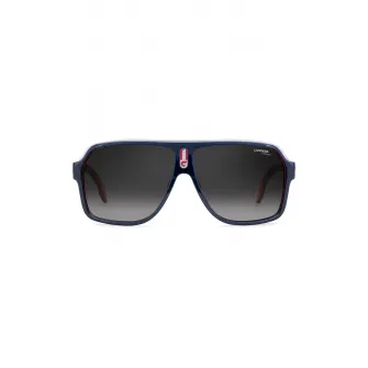 Carrera, Ochelari de soare cu lentile in degrade, Albastru inchis, 62-11-140 Standard
