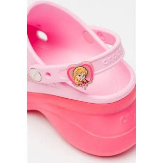 Crocs, Talisman cu model tematic Frozen Jibbitz, Roz deschis, Maro deschis