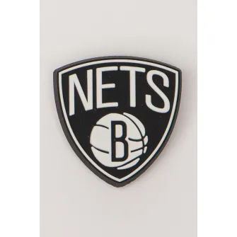 Crocs, Talisman pentru saboti Jibbitz NETS Team, Alb, Negru