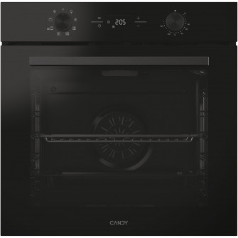 Cuptor incorporabil Candy Titanium CA6 N3T1HTB, Electric, 78 litri, Curatare Hidrolitica, Mod gatire: convectie + ventilare aer, 9 functii, Clasa A+, Negru