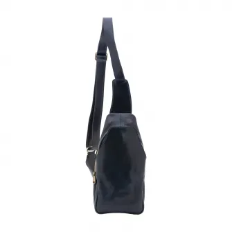 I Fratelli, Geanta crossbody cu bareta ajustabila, Albastru