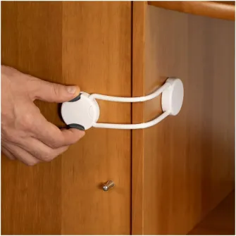 Incuietoare adeziva pentru usa, pentru siguranta copiilor, SafeGate, Multi-triple-lock
