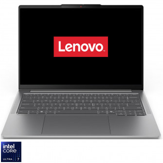 Laptop Lenovo IdeaPad Pro 5 14IAH10 cu procesor Intel® Core™ Ultra 9 285H pana la 5.4GHz, 14'' 2.8K, OLED, 120Hz, 32GB LPDDR5x RAM, 1TB SSD, Intel® Arc™ 140T, No OS, Luna Grey