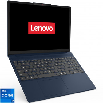 Laptop Lenovo IdeaPad Slim 3 15IRH10 cu procesor Intel® Core™ i7-13620H pana la 4.9GHz, 15.3'' WUXGA, IPS, 16GB DDR5 RAM, 1TB SSD, Intel® UHD Graphics, No OS, Cosmic Blue