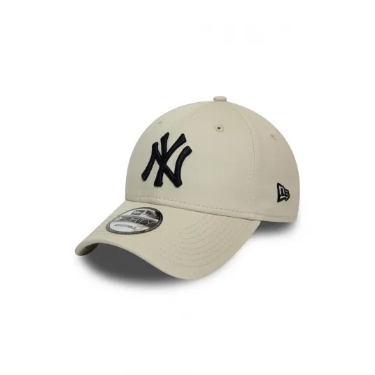 New Era, Sapca cu logo 9FORTY New York Yankees, Negru, Bej inchis, 52-53 CM