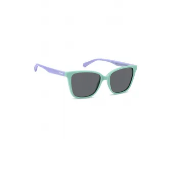 Polaroid, Ochelari de soare butterfly polarizati, Albastru azur, Verde menta, 48-15-130