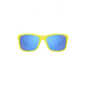 Polaroid, Ochelari de soare patrati cu lentile polarizate, Galben neon, 49-16-130