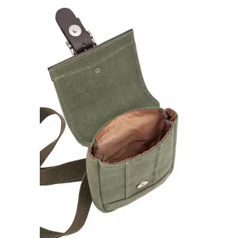 U.S. Polo Assn., Geanta crossbody de denim, Verde feriga