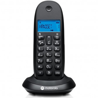 Telefon fix fara fir Motorola DECT C1001CB+, Negru