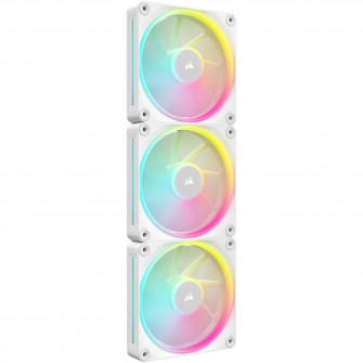 Ventilatoare CORSAIR iCUE LINK LX120 RGB WHITE, triple pack