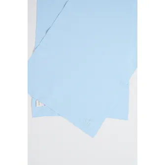 CALVIN KLEIN, Fular tricotat fin cu model uni, Albastru pastel