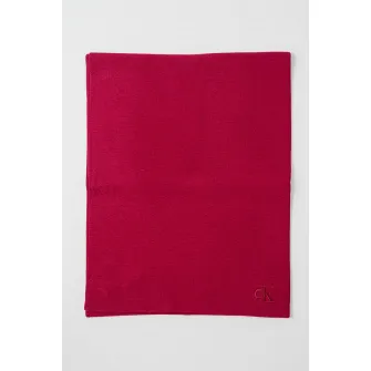 CALVIN KLEIN, Fular tricotat fin cu model uni, Roz inchis