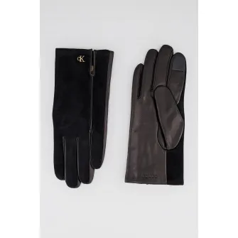 CALVIN KLEIN, Manusi din piele, Negru, 20 CM