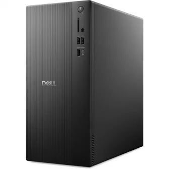 Desktops PC Dell Tower ECT1250 cu procesor Intel® Core™ Ultra 7 265 pana la 5.3GHz, 16GB DDR5 RAM, 1TB SSD, Intel® Graphics, Windows 11 Pro, Black, 3y ProSupport and Next Business Day Onsite Service