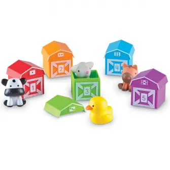 Jucarie de sortat Learning Resources - De-a v-ati ascunselea cu animalutele de la ferma