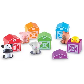 Jucarie de sortat Learning Resources - De-a v-ati ascunselea cu animalutele de la ferma