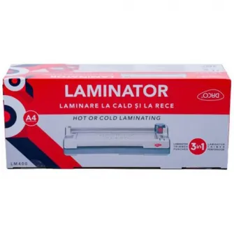 Laminator A4 cald/rece DACO, alb/gri