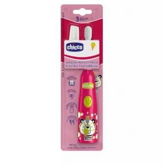Periuta electrica pentru copii Chicco Panda, 3 ani+