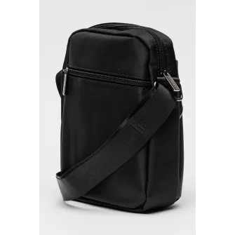 Pierre Cardin, Geanta crossbody din material textil, Negru
