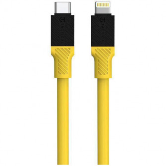 Cablu de Date Tactical Fat Man Cable USB-C/Lightning 1m, Galben