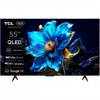 Televizor TCL QLED 55P7K, 139 cm, Smart Google TV, 4K Ultra HD, Clasa F (Model 2025)