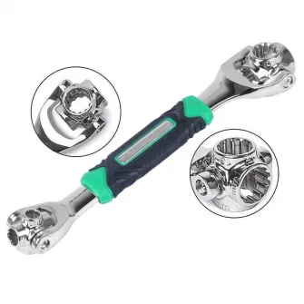 Cheie multifunctionala, HD 58000, 48 in 1, Negru/Verde