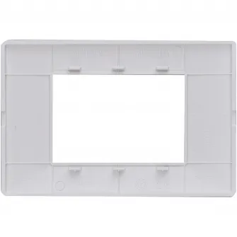 Rama decorativa Vimar Plana 14653.01, 3M plastic, Alb