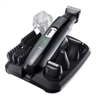 Set facial de Îngrijire Personală Remington Groom Kit PG6130, 2-20 mm, 4 capete lavabile, lame cu auto-ascutire
