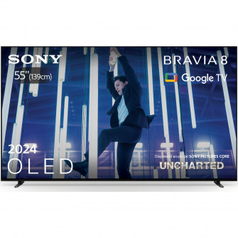 Televizor Sony BRAVIA OLED 55XR80, 139 cm, Smart Google TV, 4K Ultra HD, 100 Hz, Clasa F (Model 2024)