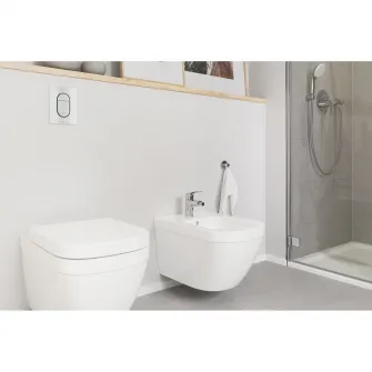 Vas WC Grohe Euro 39703000, suspendat, rimless, capac wc, set fixare, alb