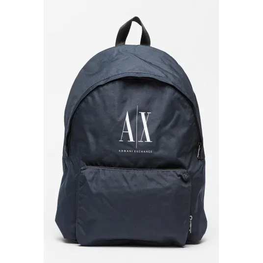 ARMANI EXCHANGE, Rucsac cu imprimeu logo, Bleumarin