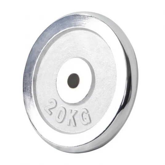 Disc metalic, Gorilla Sports, Cromat, 30/31mm, 20 kg