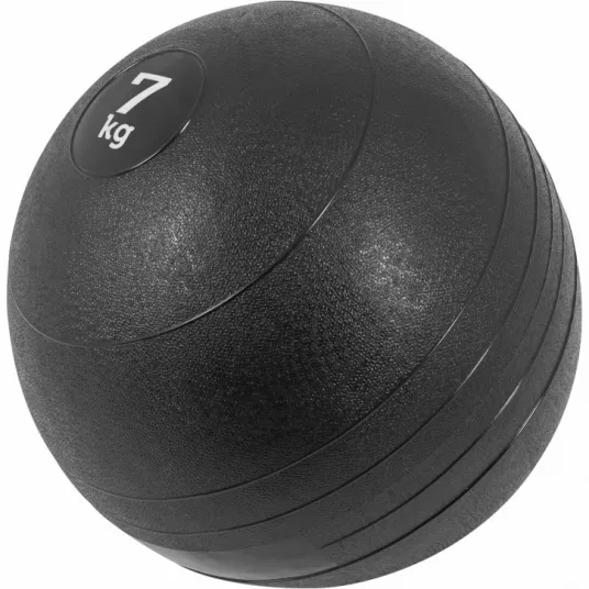 Minge Medicinala Cauciucata Neagra, Gorilla Sports, 7 Kg