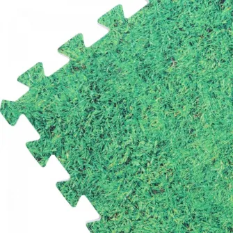 Set covoras de protectie, Tatami Iarba Verde, Gorilla Sports, 8 bucati