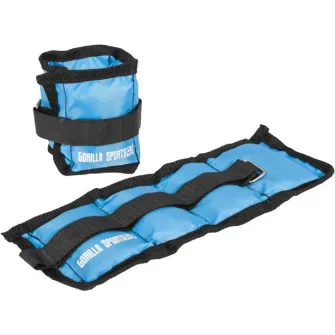 Set de 2 Greutati pentru incheietura mana/glezna, Gorilla Sports, 1 kg - 2 x 0,5 kg