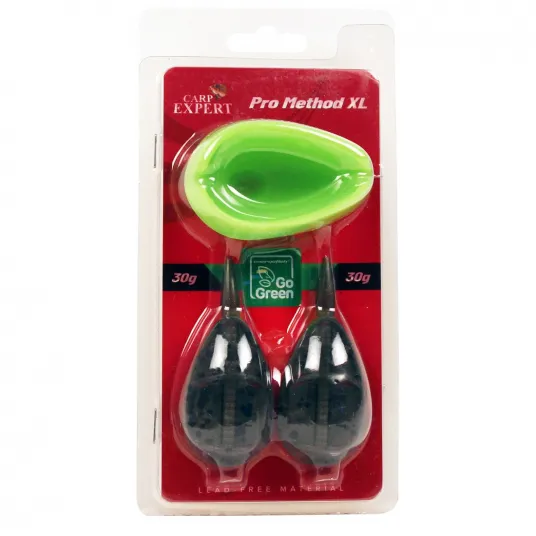 Set momitoare Pro Method XL Carp Expert GoGreen 2x30g, matrita