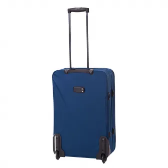 Troler Lamonza Atlanta, 64x40x23 cm, expandabil 30%, albastru