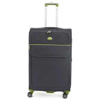 Troler Lamonza Superlight, 78X47x29 cm, 3.6 kg, extensibil 30%, gri / verde