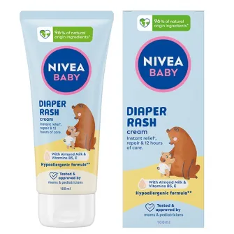 Crema anti-iritatii NIVEA Baby cu lapte de migdale si vitamine, 100ml