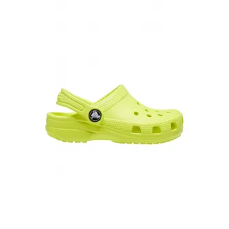 Crocs, Saboti slingback de cauciuc Classic, Galben neon, 19-20 EU