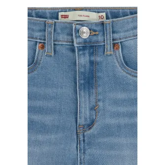 Levi's, Blugi evazati cu 5 buzunare 726, Albastru prafuit, 152 CM