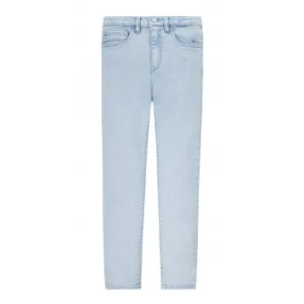 Levi's, Blugi super skinny cu talie inalta 720, Albastru glaciar, 104 CM
