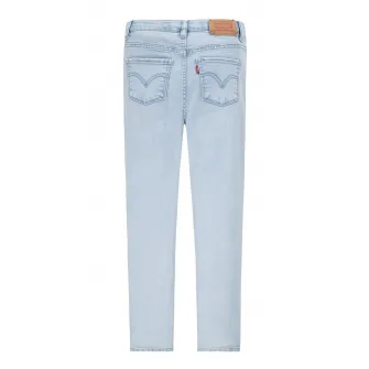 Levi's, Blugi super skinny cu talie inalta 720, Albastru glaciar, 104 CM