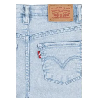Levi's, Blugi super skinny cu talie inalta 720, Albastru glaciar, 104 CM