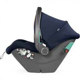 Scaun auto pentru copii Peg Perego, i-size Primoviaggio SLK, 0-13 kg, 500, Blue Shine, Bleumarin