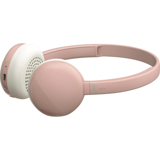 cotton Improve Prick Casti Audio On Ear pliabile JVC HA-S20BT-P-E, Wireless, Bluetooth, Microfon,  Autonomie 11 ore, Roz