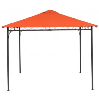 Prelata pentru pavilion Outsunny Gazebo, Poliester, 3x3m, Portocaliu