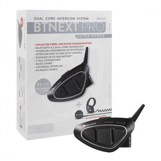 Sistem Comunicare Moto Midland Bt Next Pro Cu Difuzoare Hi Fi Si Buton Emisie Btt Single Sistem Comunicare Moto Midland Bt Next Pro Cu Difuzoare Hi Fi Si Buton Emisie Btt Single