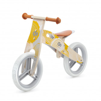 Bicicleta din lemn fara pedale Kinderkraft, 12, Runner,